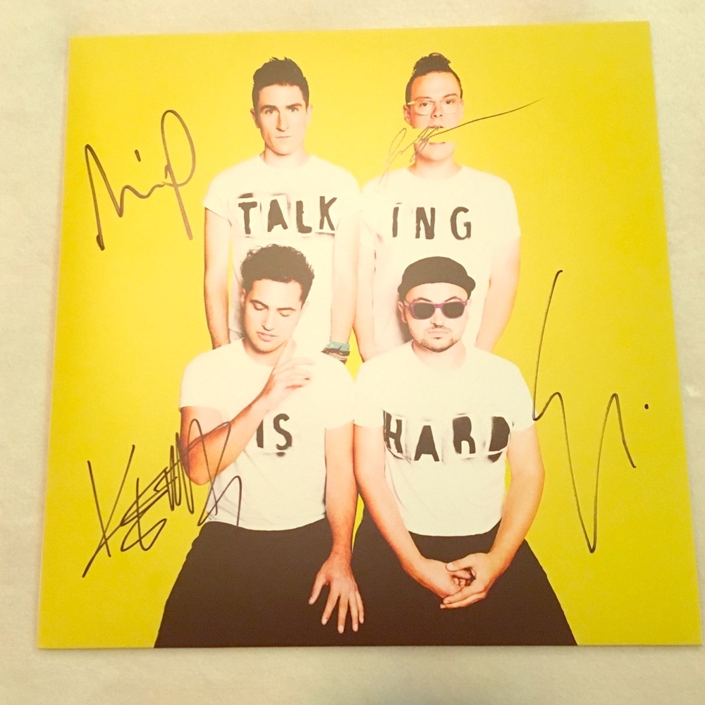 Walk The Moon signed vinyl
