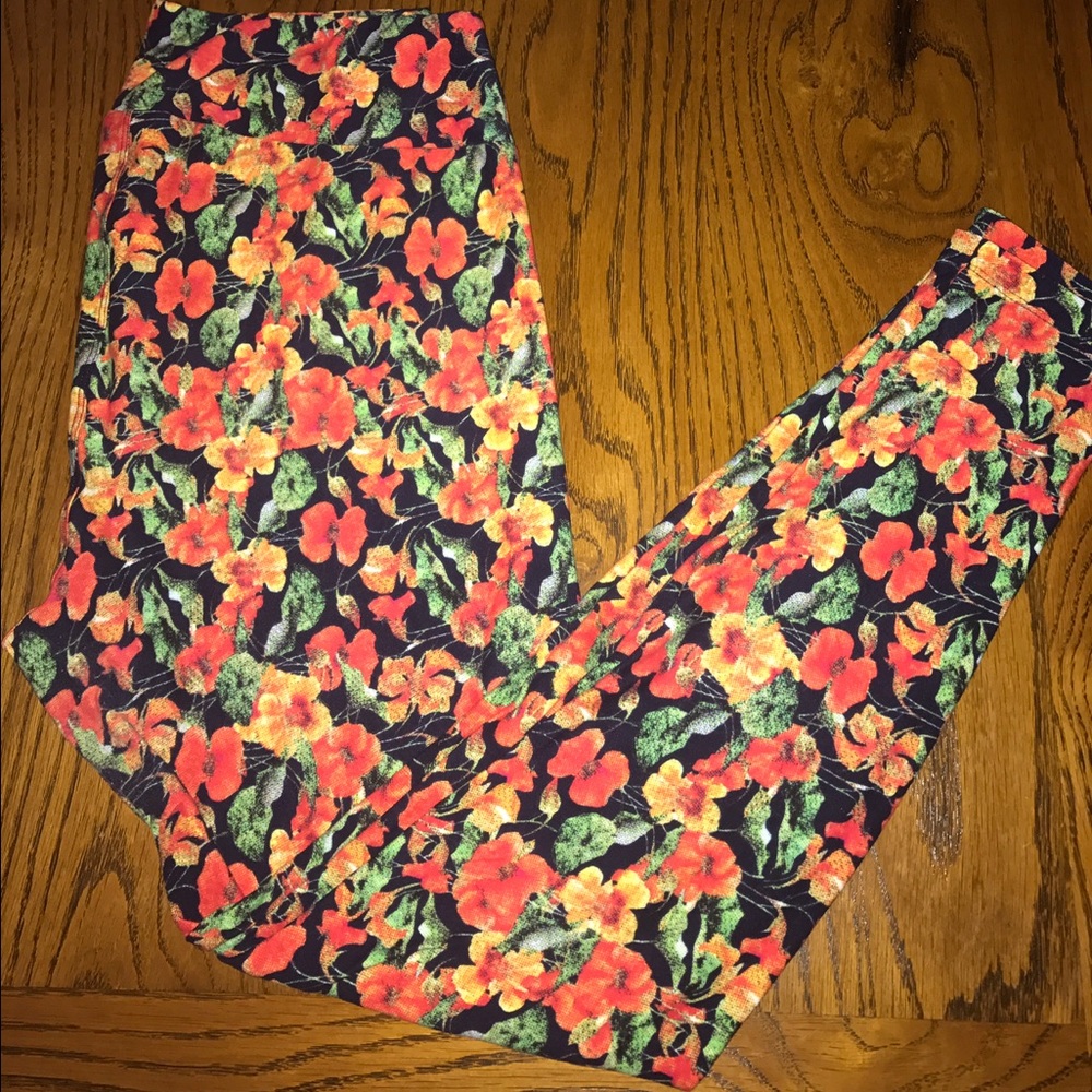 LuLaRoe TC floral leggings