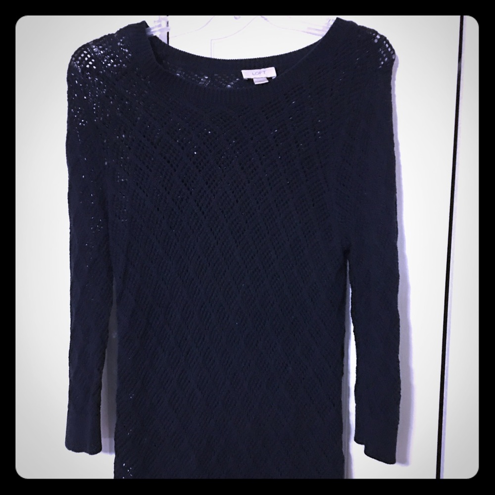 Loft navy sweater size XL