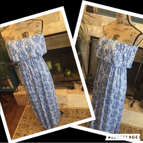 Boho maxi floral dress - Picture 2 of 4