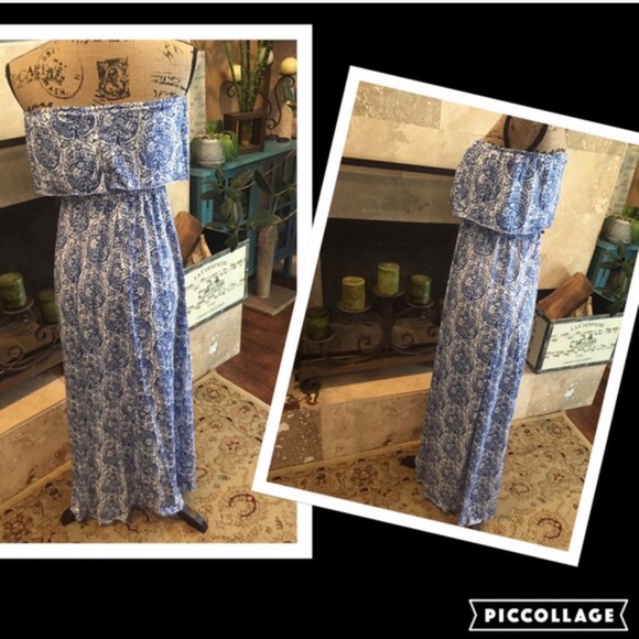 Boho maxi floral dress - Picture 3 of 4