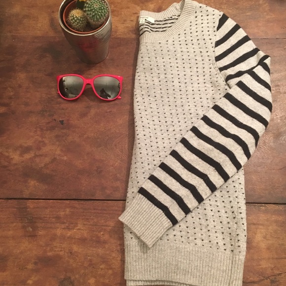 Madewell Sweaters - Madewell Hearts and Stripes Pullover