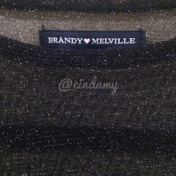 Brandy Melville Porter glitter top - Picture 2 of 3