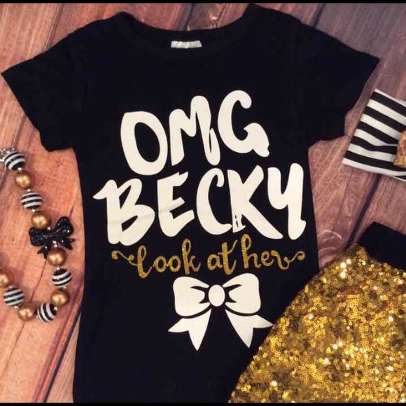 Boutique Baby Toddler OMG Becky look at her BOW.. - Picture 2 of 4