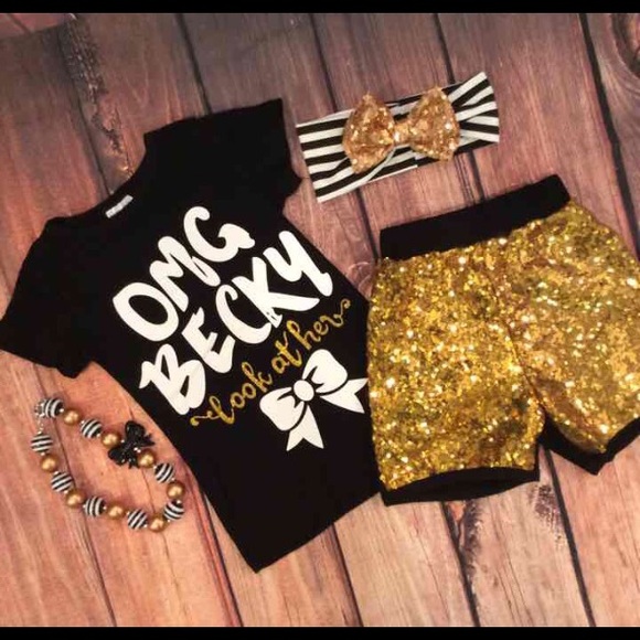 Boutique Baby Toddler OMG Becky look at her BOW.. - Picture 3 of 4