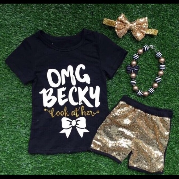 Boutique Baby Toddler OMG Becky look at her BOW.. - Picture 4 of 4