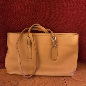 Coach leather bag