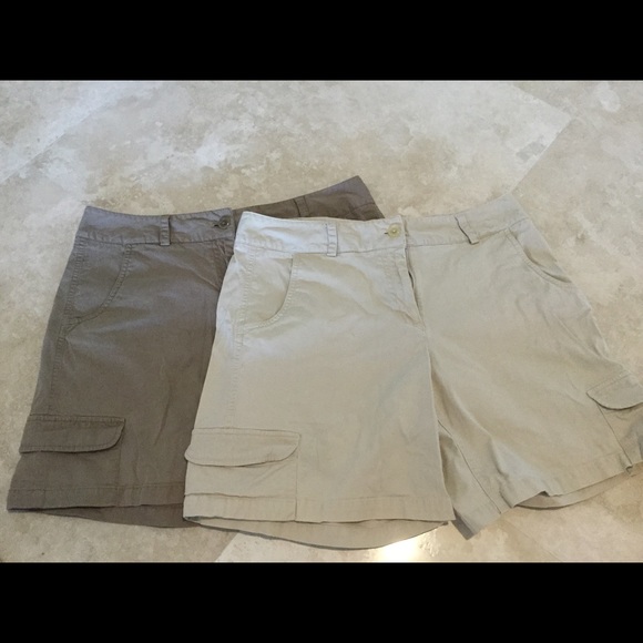 Talbots cargo shorts - bundle of 2. Size 10.