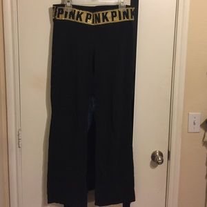 Pink boot cut yoga pants