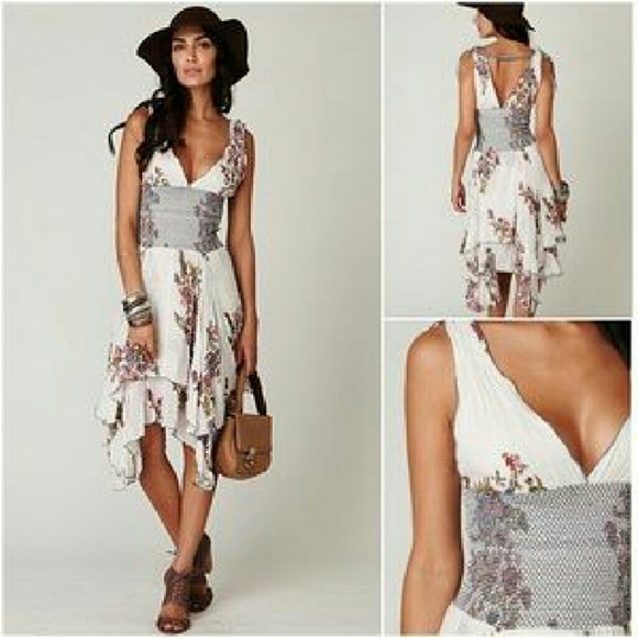 Free People FP One Wisteria Lattice Dress S - Picture 2 of 3