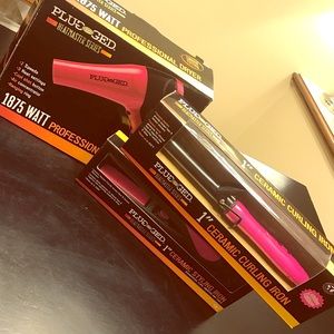 Blow dryer, curling iron, flat iron