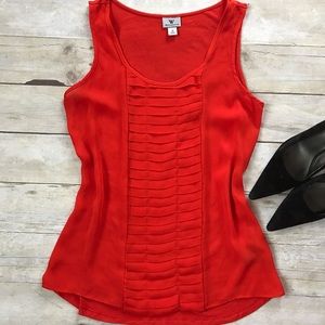 Burt Orange Dressy Top