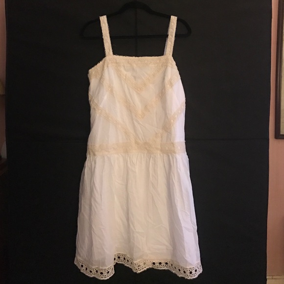 Ann Taylor Dresses & Skirts - Ann Taylor White Summer Bohemian Dress