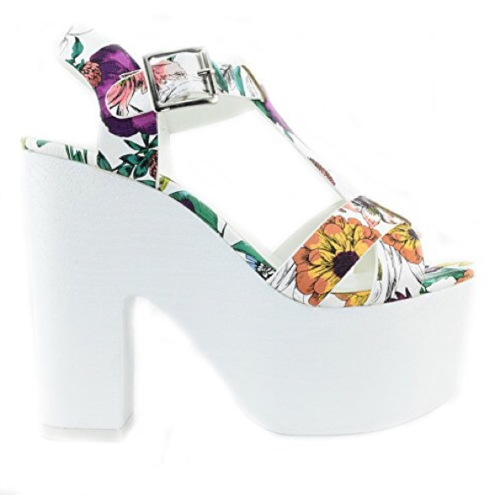 Peep toes wedge heels