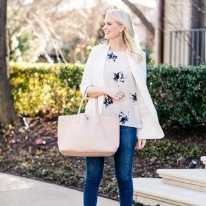 High low floral blouse