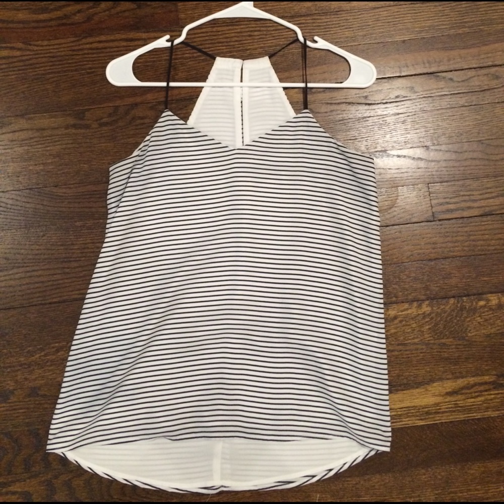 Horizontal stripe Barcelona tank