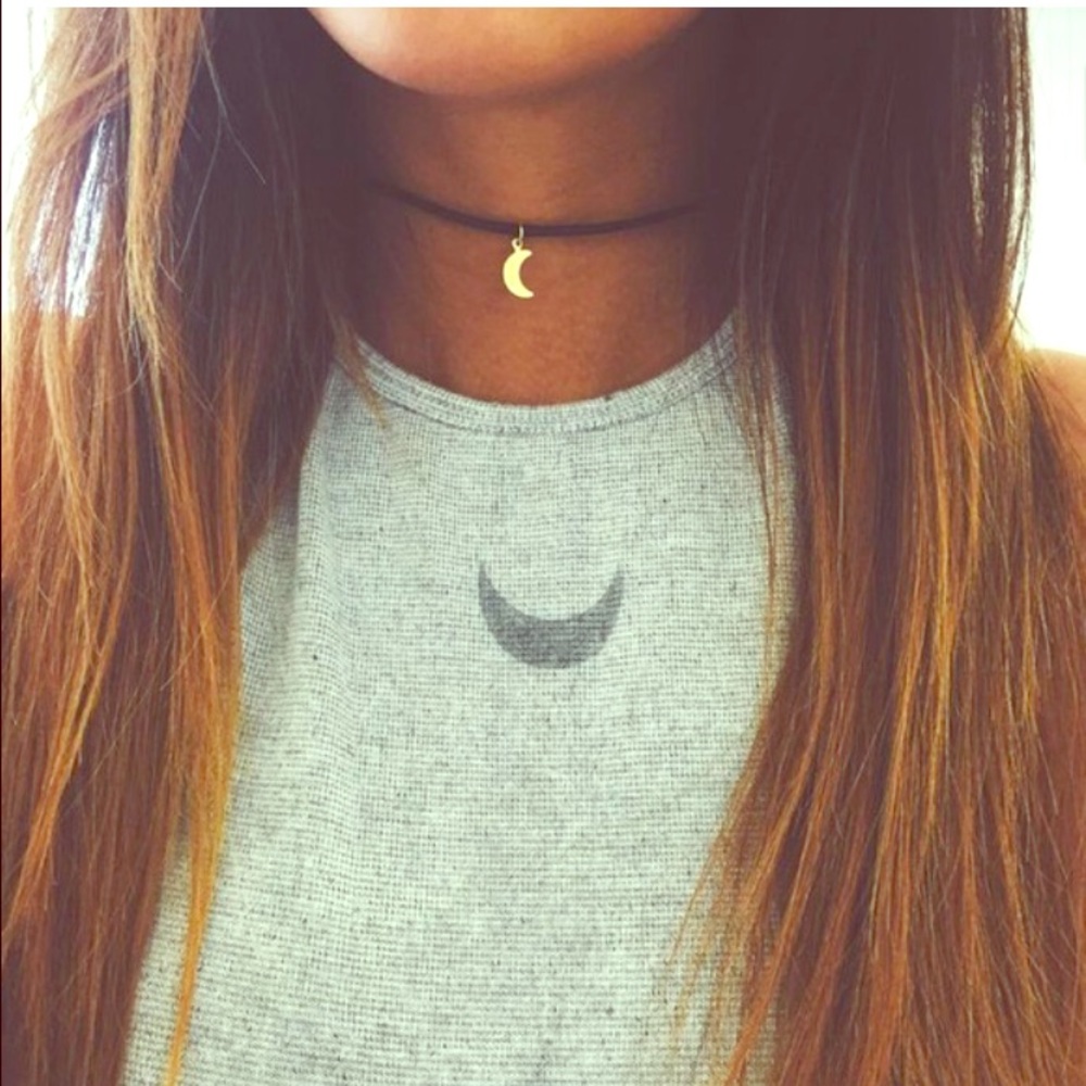 Antique gold choker