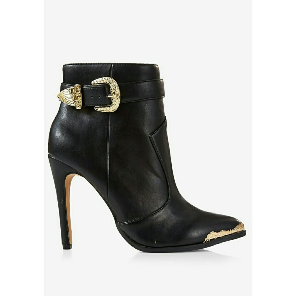 Western Heel Runway Bootie