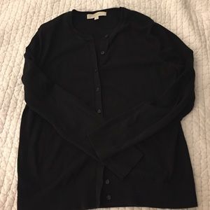 Black cardigan