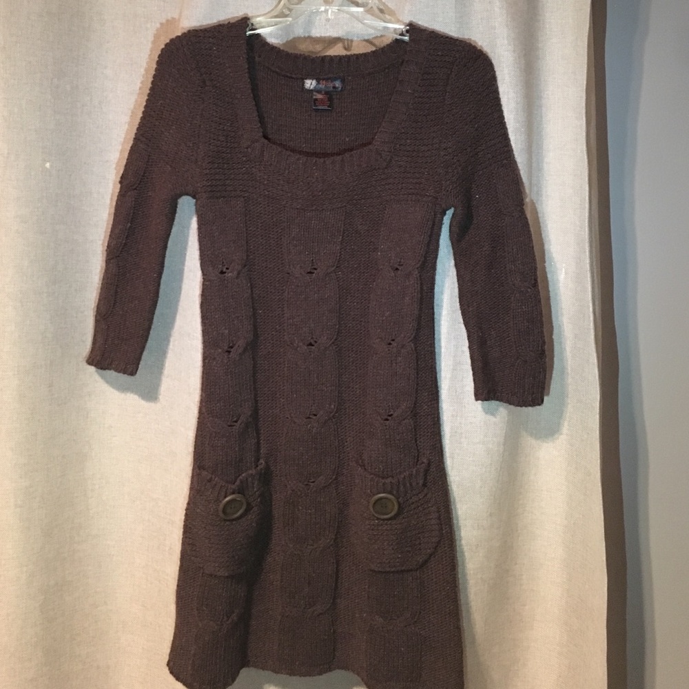 Size Small Brown Sweater Dress