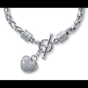 💘🌷SALE - Diamond Heart Bracelet 1/8 Ct