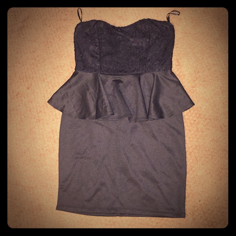 Black cocktail dress.