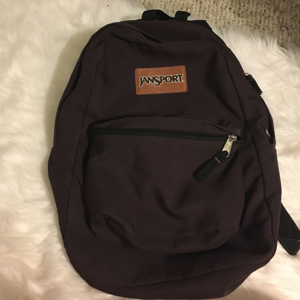 Brown jansport back pack