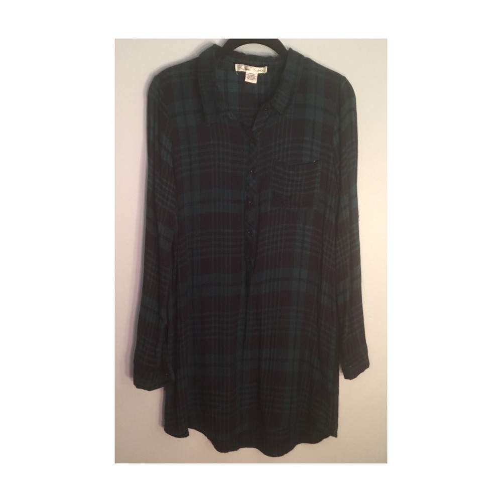 Sans Souci plaid dress