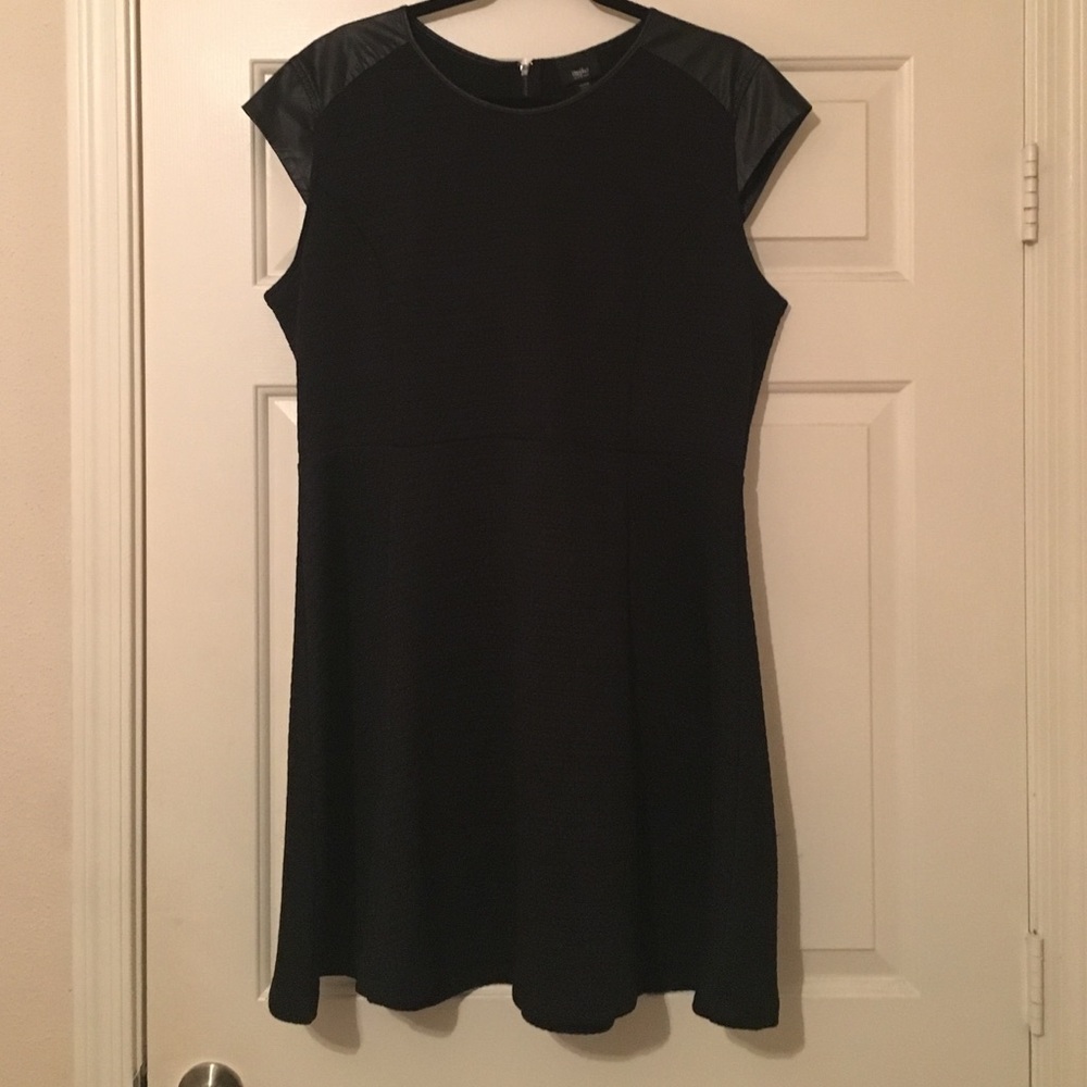 Black A-line Dress