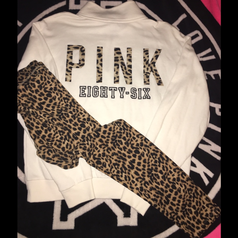 VS PINK CHEETAH SET