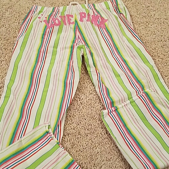 Victoria's Secret Pink PJ Pants.  Medium - Picture 2 of 3