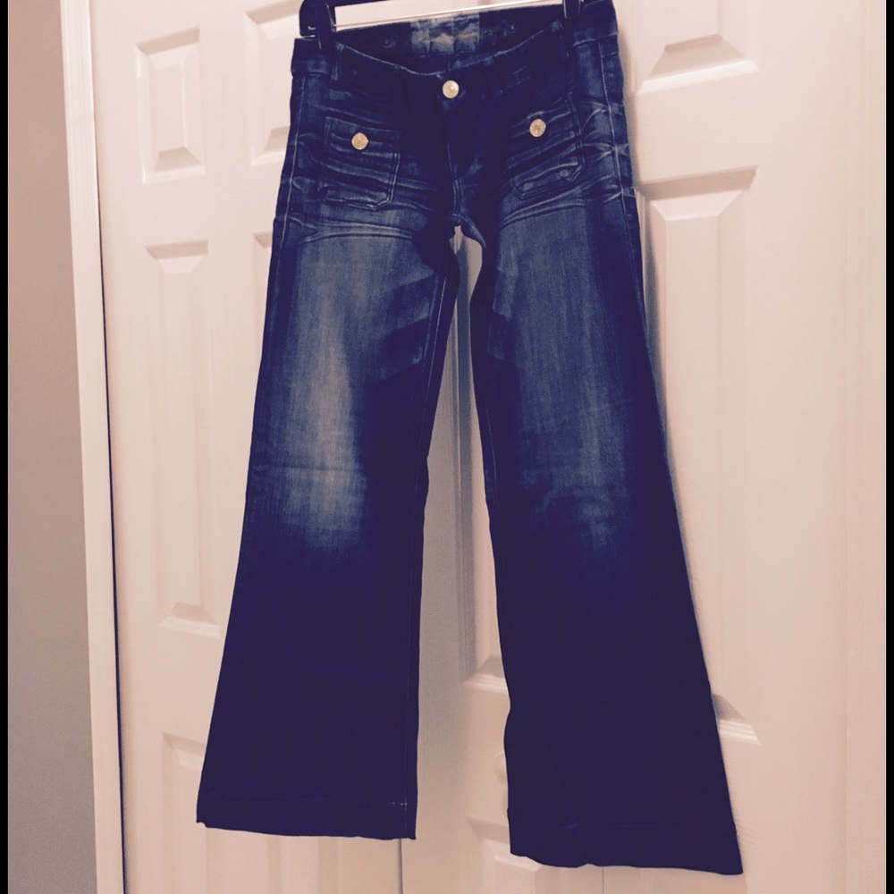 Express stretch denim trousers