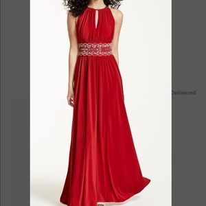 Red evening/prom dress.