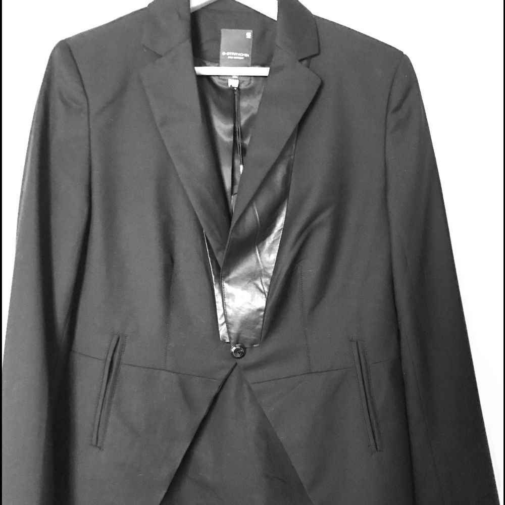 Black G-star jacket/ blazer size 8/ small 10