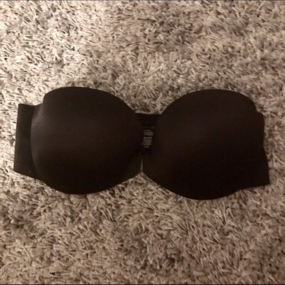 Victoria's Secret black strapless bra size 36 B