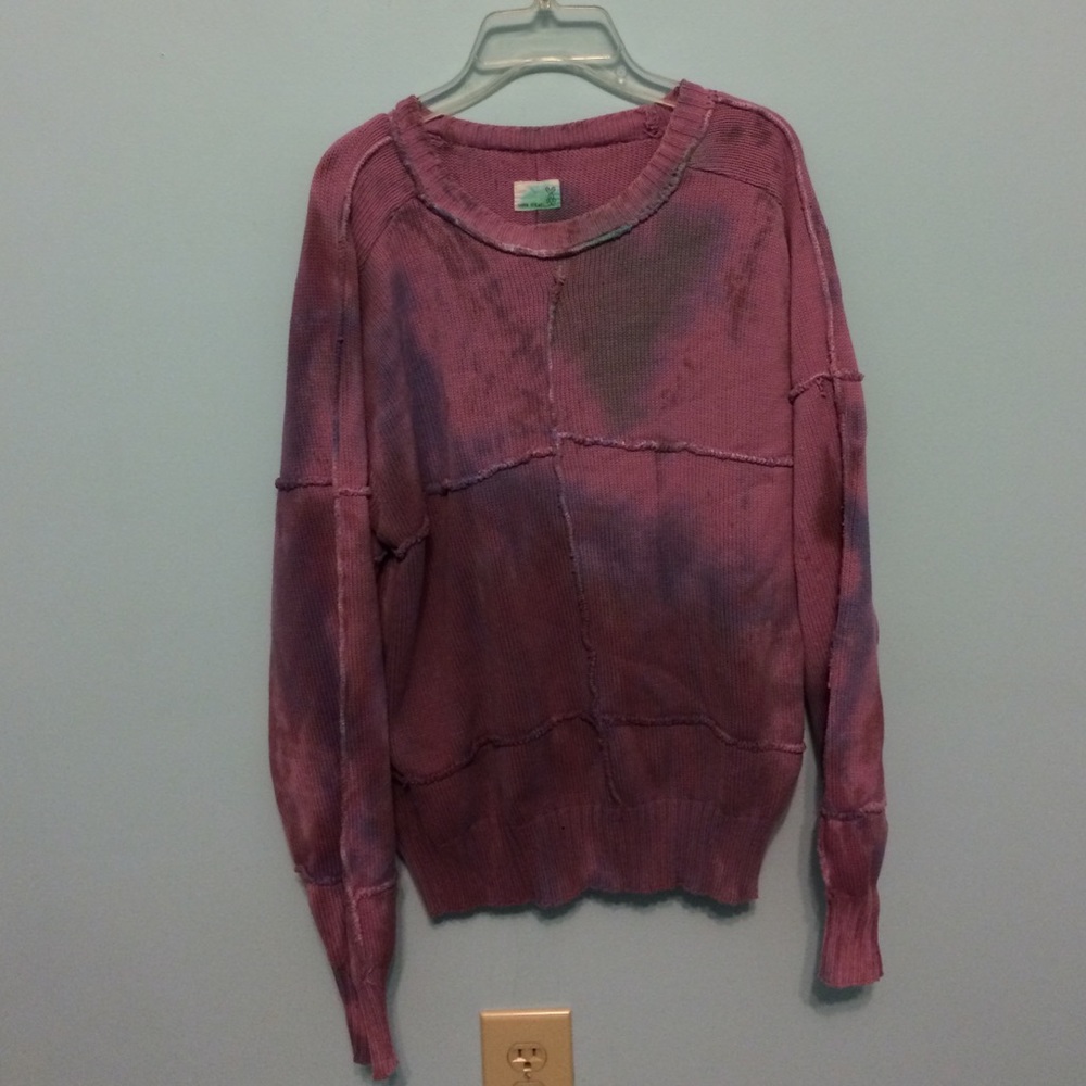Purple pink sweater