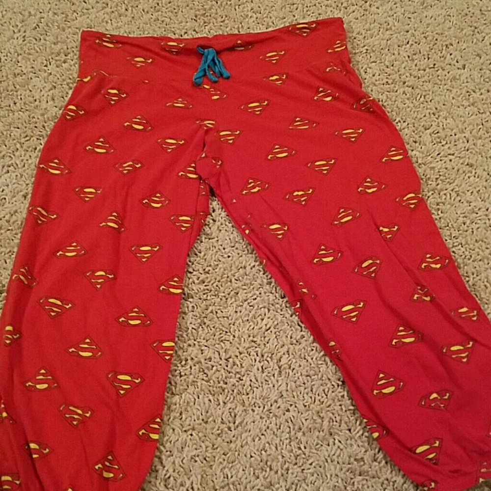Super Girl PJ Pants.  Large