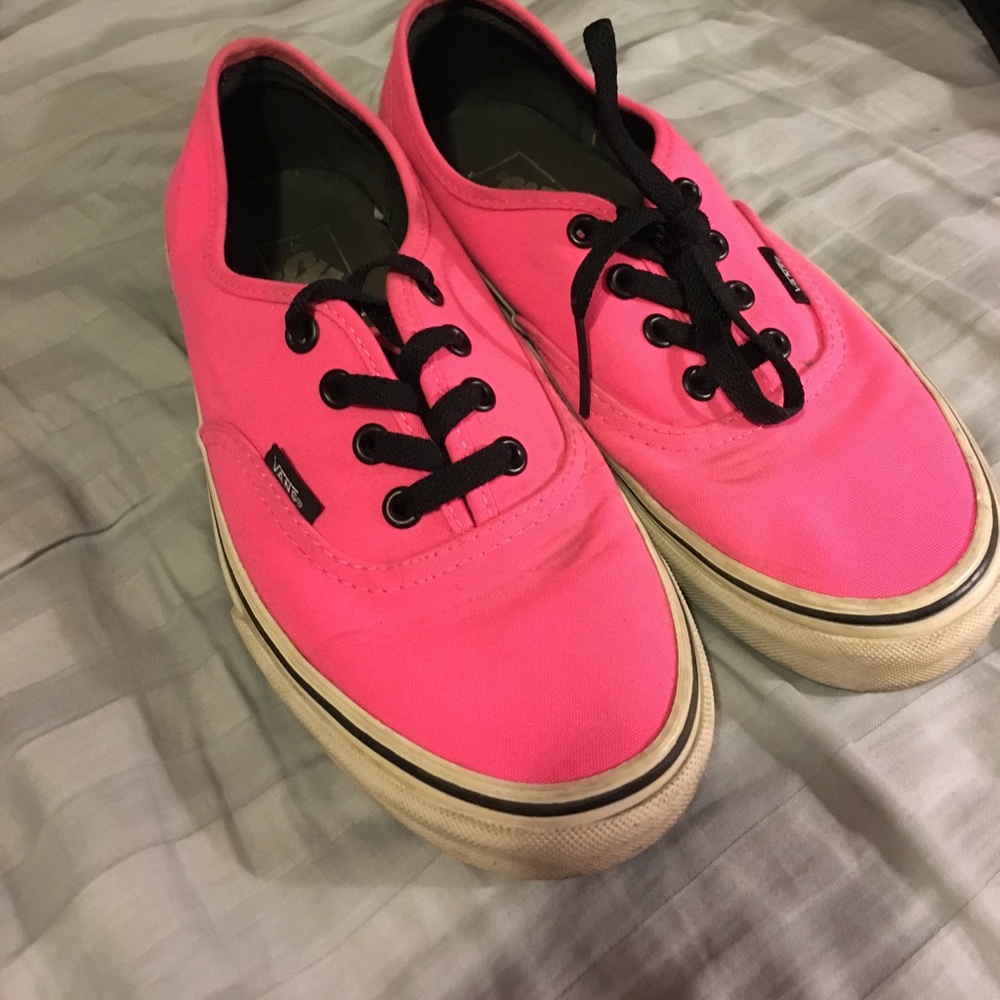 Hot pink Vans