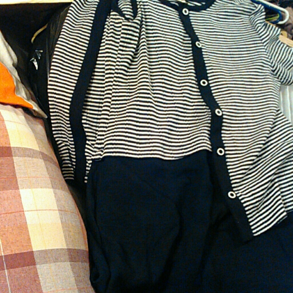 Two piece stripped