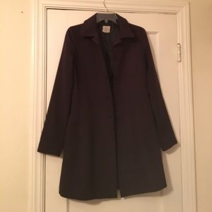 Black tailored Italian women's suit jacket