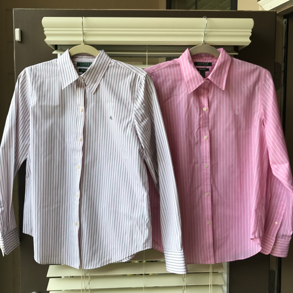 Two Ralph Lauren business shirts