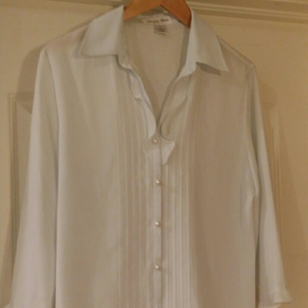 Judith Hart Silk Sheer Blouse