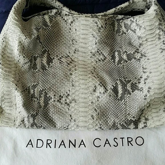 Adriana Castro genuine python hobo - Picture 4 of 4