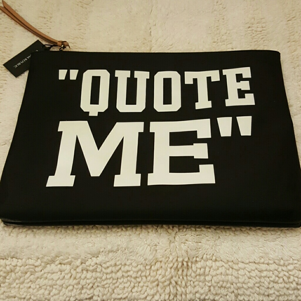 Banana Republic Zip Top Clutch