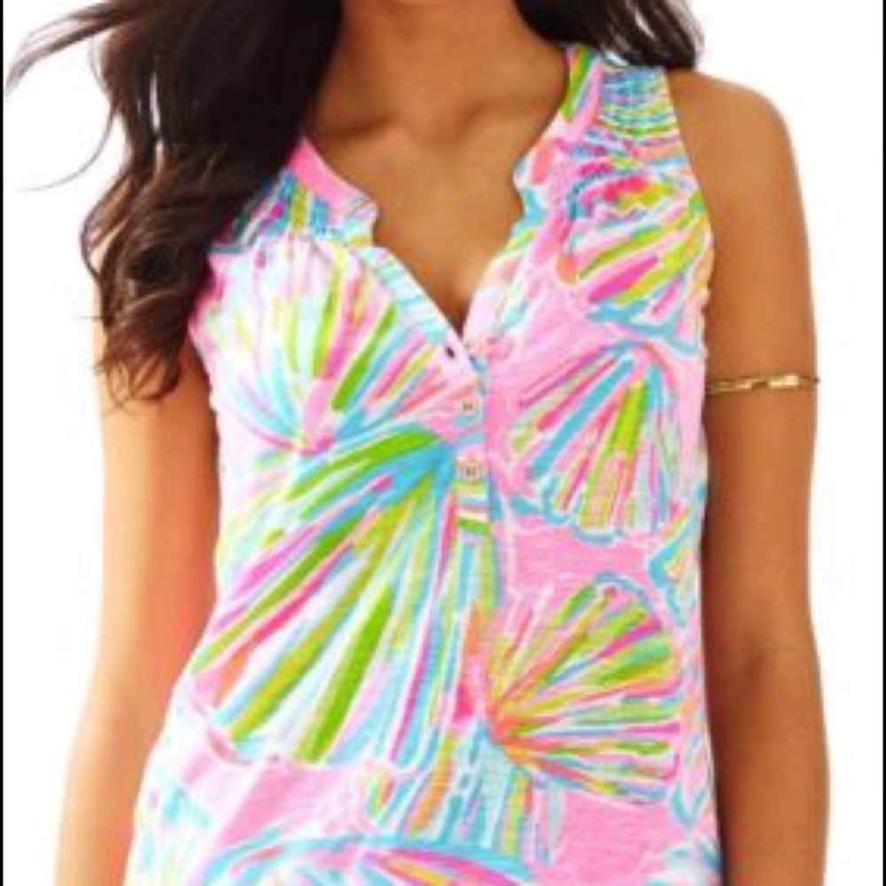 NWT Essie Top in Pink Pout Shellabrate