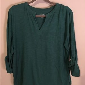 Long sleeve vintage wash loft shirt