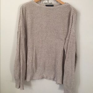 Brandy Melville { Oatmeal Sweater }