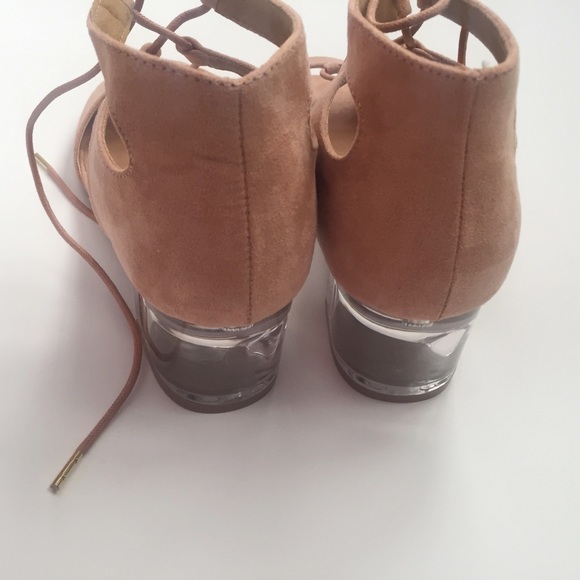 Pink perplex heel lace up sandal 1 LEFT! - Picture 4 of 6