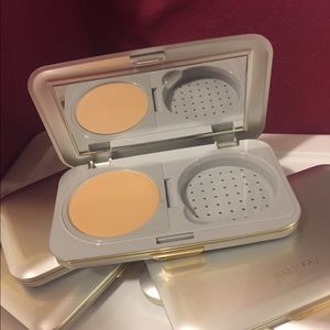 Mary Kay beige 304 dual coverage powder found.