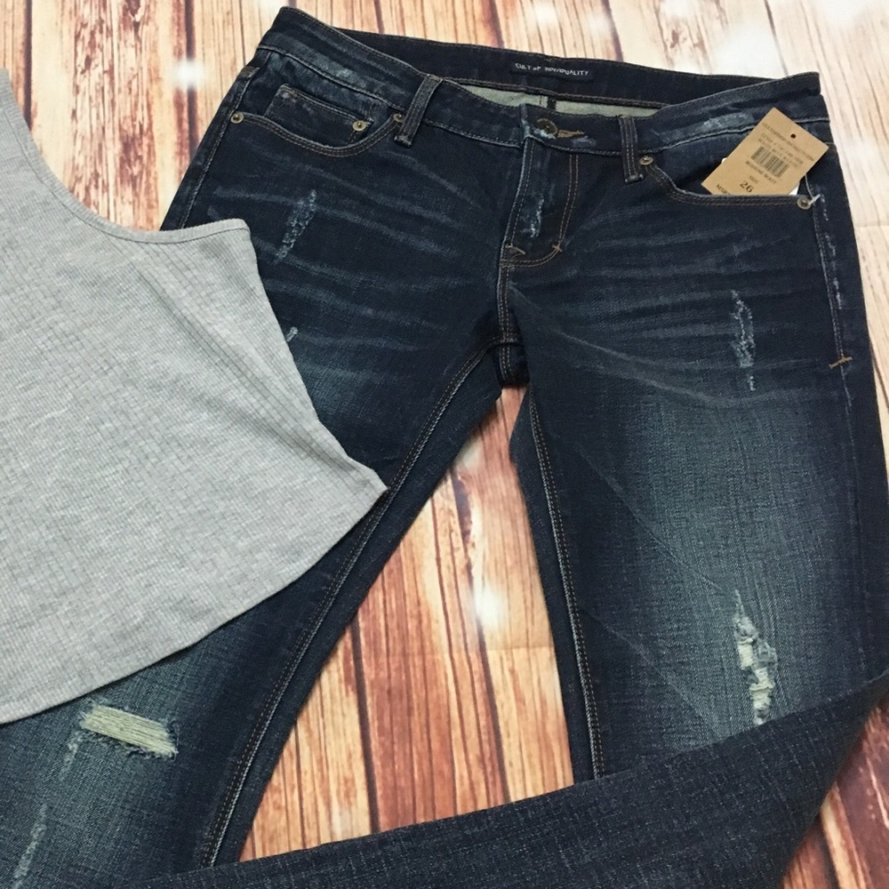 Cult of Individuality boot cut jeans